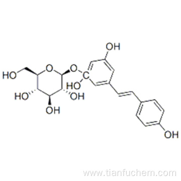 beta-D-Glucopyranoside, 3-hydroxy-5-(2-(4-hydroxyphenyl)ethenyl)phenyl CAS 65914-17-2